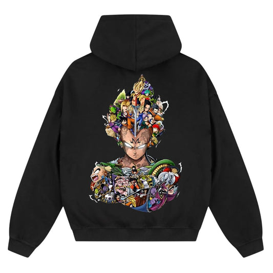 Majin Vegeta Zip Hoodie