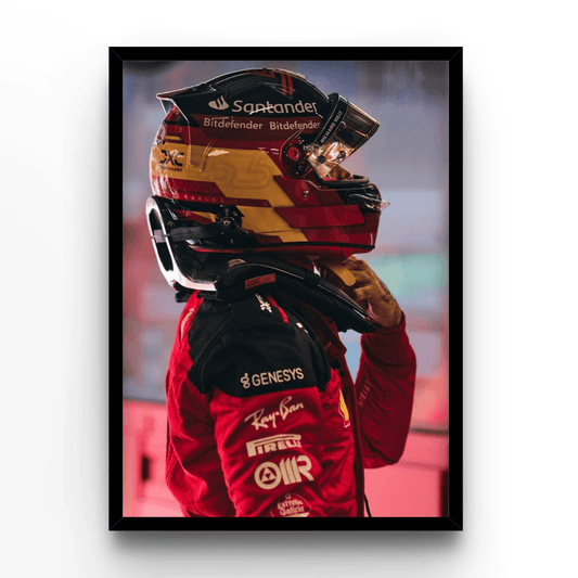 Carlos Sainz 2 - A4, A3, A2 Posters Base - Poster Print Shop / Art Prints / PostersBase