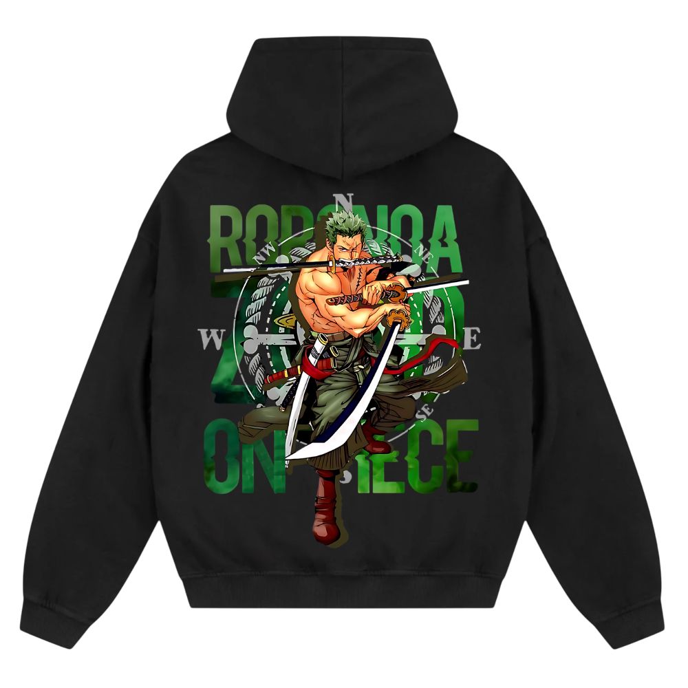 Roronoa Zoro Zip Hoodie