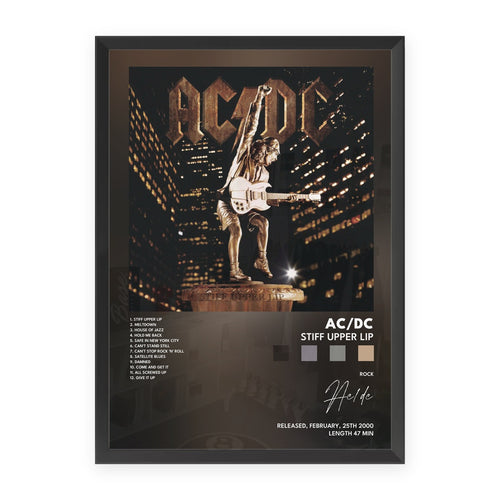 acdc Stiff Upper Lip Poster