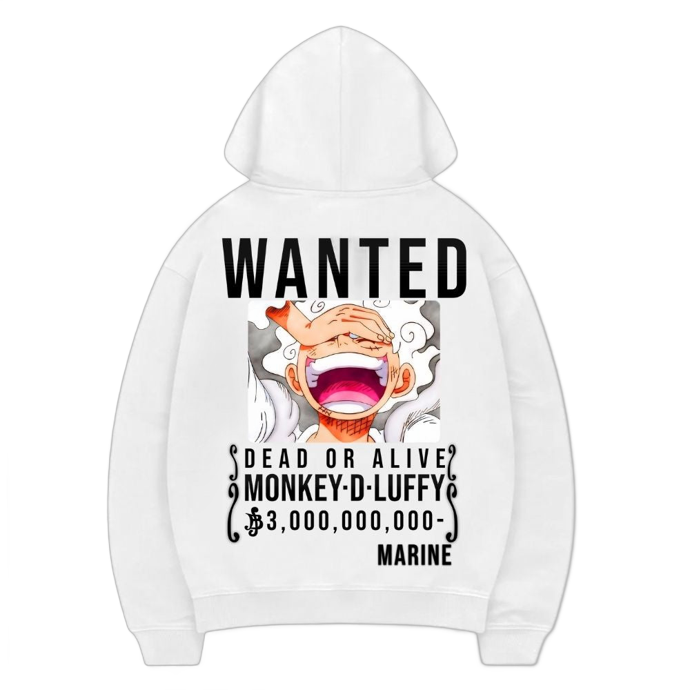 Wanted Luffy heavyweight hoodie cutout