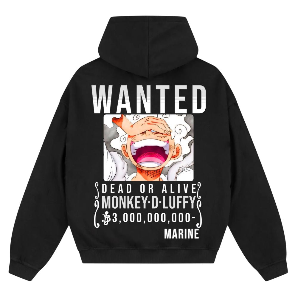 Wanted Luffy Zip Hoodie