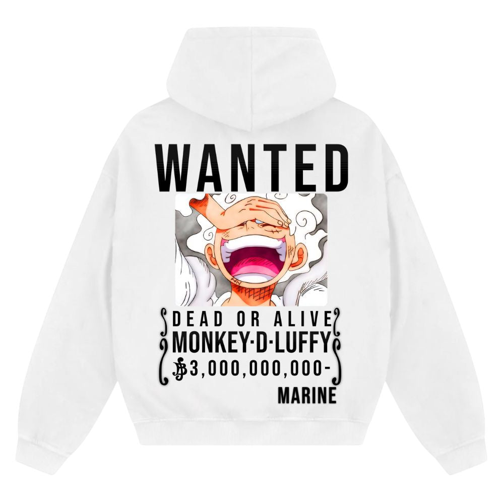 Wanted Luffy Zip Hoodie