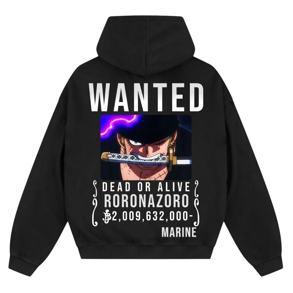 Wanted Zoro Zip Hoodie
